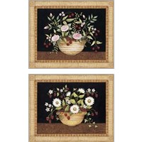 Framed 'Fruit Bowl 2 Piece Art Print Set' border=