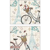 Framed Paris Tour 2 Piece Art Print Set