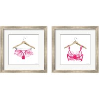 Framed 'Hand Wash 2 Piece Framed Art Print Set' border=