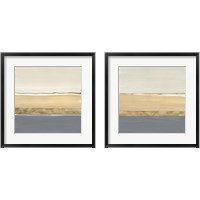 Framed Gold Strips 2 Piece Framed Art Print Set