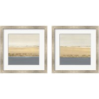 Framed Gold Strips 2 Piece Framed Art Print Set