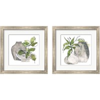 Framed 'Two Vases 2 Piece Framed Art Print Set' border=