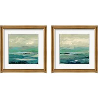 Framed Turquoise Bay 2 Piece Framed Art Print Set