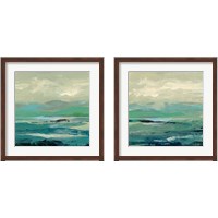 Framed Turquoise Bay 2 Piece Framed Art Print Set