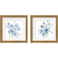 Framed Secret Garden BouquetSeries 2 Piece Framed Art Print Set