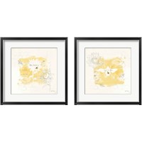 Framed 'Bee and Bee 2 Piece Framed Art Print Set' border=