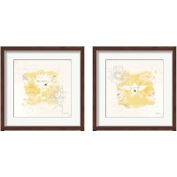 Framed 'Bee and Bee 2 Piece Framed Art Print Set' border=
