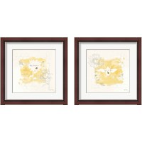 Framed 'Bee and Bee 2 Piece Framed Art Print Set' border=