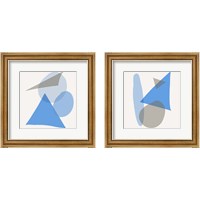 Framed Mindful Blue 2 Piece Framed Art Print Set