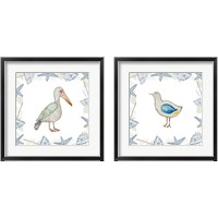 Framed Birds On The Beach 2 Piece Framed Art Print Set