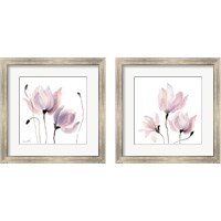 Framed 'Floral Sway 2 Piece Framed Art Print Set' border=