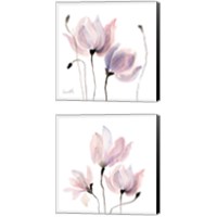 Framed 'Floral Sway 2 Piece Canvas Print Set' border=