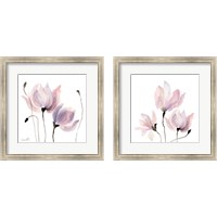 Framed 'Floral Sway 2 Piece Framed Art Print Set' border=