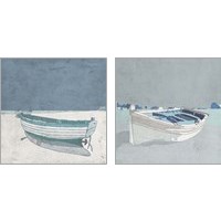 Framed Docked Ashore 2 Piece Art Print Set