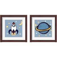 Framed Kids Space 2 Piece Framed Art Print Set