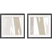 Framed Gray Strokes 2 Piece Framed Art Print Set
