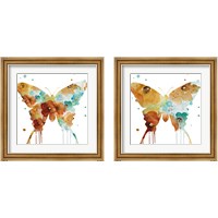 Framed Mis Flores Butterfly 2 Piece Framed Art Print Set