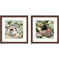 Framed 'Birdhouse  2 Piece Framed Art Print Set' border=