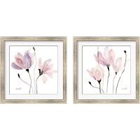 Framed 'Floral Sway 2 Piece Framed Art Print Set' border=