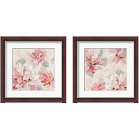 Framed 'Blushing Spring 2 Piece Framed Art Print Set' border=