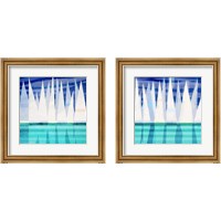 Framed 'Sailing Day 2 Piece Framed Art Print Set' border=