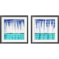 Framed 'Sailing Day 2 Piece Framed Art Print Set' border=