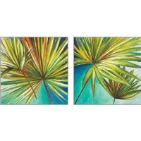 Framed 'New Palmera  2 Piece Art Print Set' border=