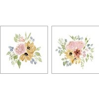 Framed 'Gwen Bouquet 2 Piece Art Print Set' border=