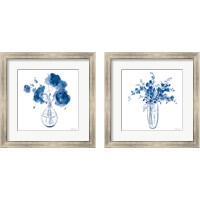 Framed 'Garden Cuttings 2 Piece Framed Art Print Set' border=