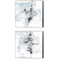 Framed 'Layered Thinking  2 Piece Canvas Print Set' border=