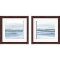 Framed 'Blue Earth 2 Piece Framed Art Print Set' border=