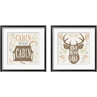 Framed Lake Life 2 Piece Framed Art Print Set