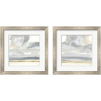 Framed Cumulus Gray 2 Piece Framed Art Print Set