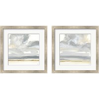Framed Cumulus Gray 2 Piece Framed Art Print Set
