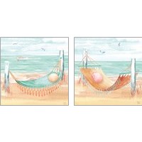 Framed 'Ocean Breeze 2 Piece Art Print Set' border=