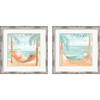 Framed 'Ocean Breeze 2 Piece Framed Art Print Set' border=