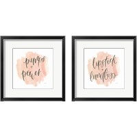 Framed 'Girl Boss 2 Piece Framed Art Print Set' border=