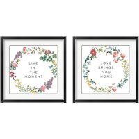 Framed Victorian Garden Bright 2 Piece Framed Art Print Set