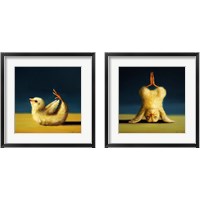 Framed Yoga Chick 2 Piece Framed Art Print Set