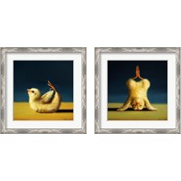 Framed Yoga Chick 2 Piece Framed Art Print Set