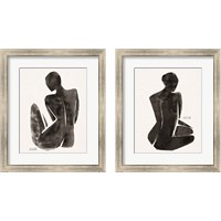 Framed Neutral Nudes 2 Piece Framed Art Print Set