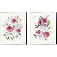 Framed Soft Bouquet 2 Piece Canvas Print Set