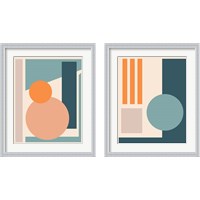 Framed Papercut Abstract  2 Piece Framed Art Print Set