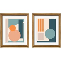 Framed Papercut Abstract  2 Piece Framed Art Print Set