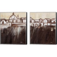 Framed 'Old Cartagena 2 Piece Canvas Print Set' border=