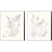 Framed 'Nature Sketchbook 2 Piece Canvas Print Set' border=