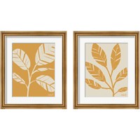 Framed Retro Botanical Sketches 2 Piece Framed Art Print Set