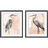 Framed Heron 2 Piece Framed Art Print Set