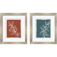 Framed 'Porch Plant 2 Piece Framed Art Print Set' border=