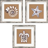 Framed Ocean World 3 Piece Framed Art Print Set